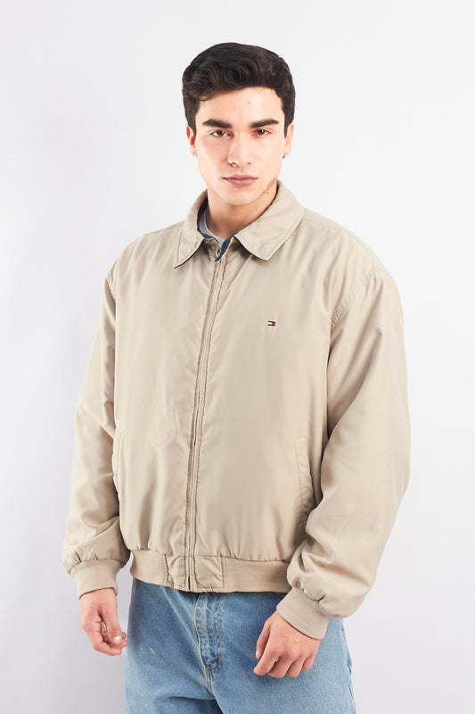 2000 Tommy Hilfiger Khakhi Harrington Jacket (L)
