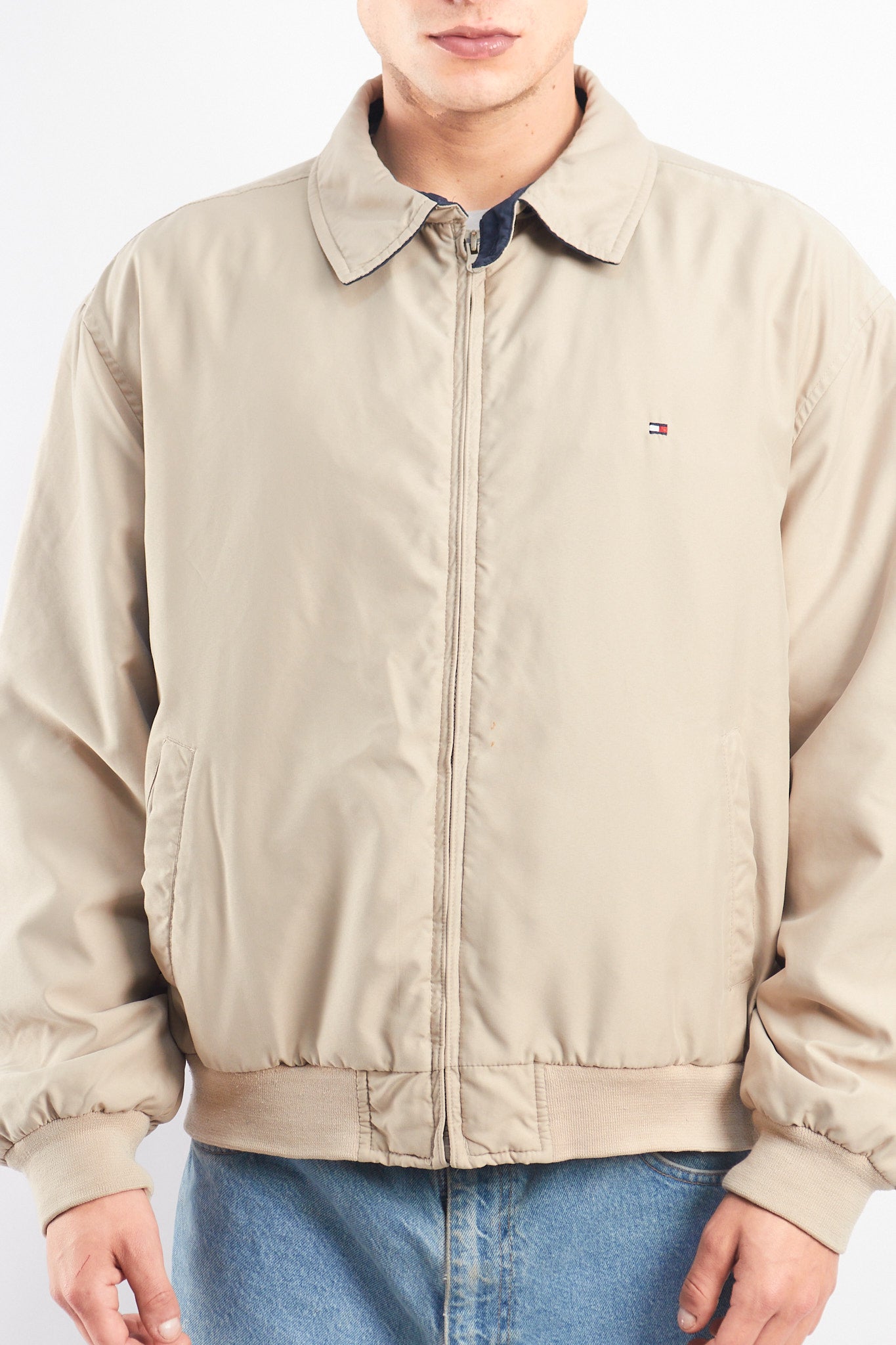 2000 Tommy Hilfiger Khakhi Harrington Jacket (L)