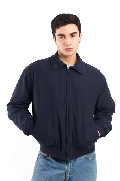 2000 Tommy Hilfilger Navy Harrington Jacket (M)