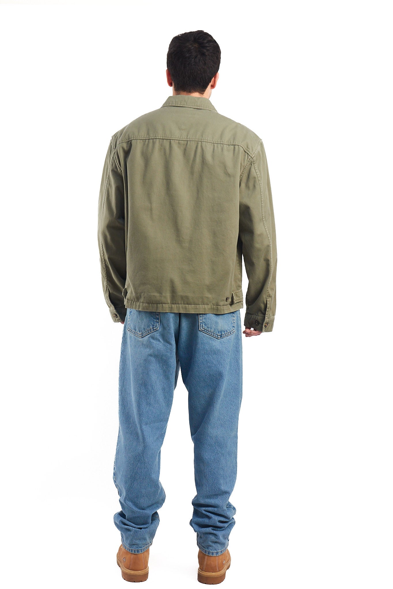 2000 Tommy Hilfiger Olive Green Harrington Jacket  (L/XL)