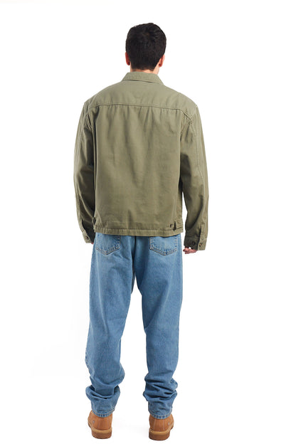 2000 Tommy Hilfiger Olive Green Harrington Jacket  (L/XL)