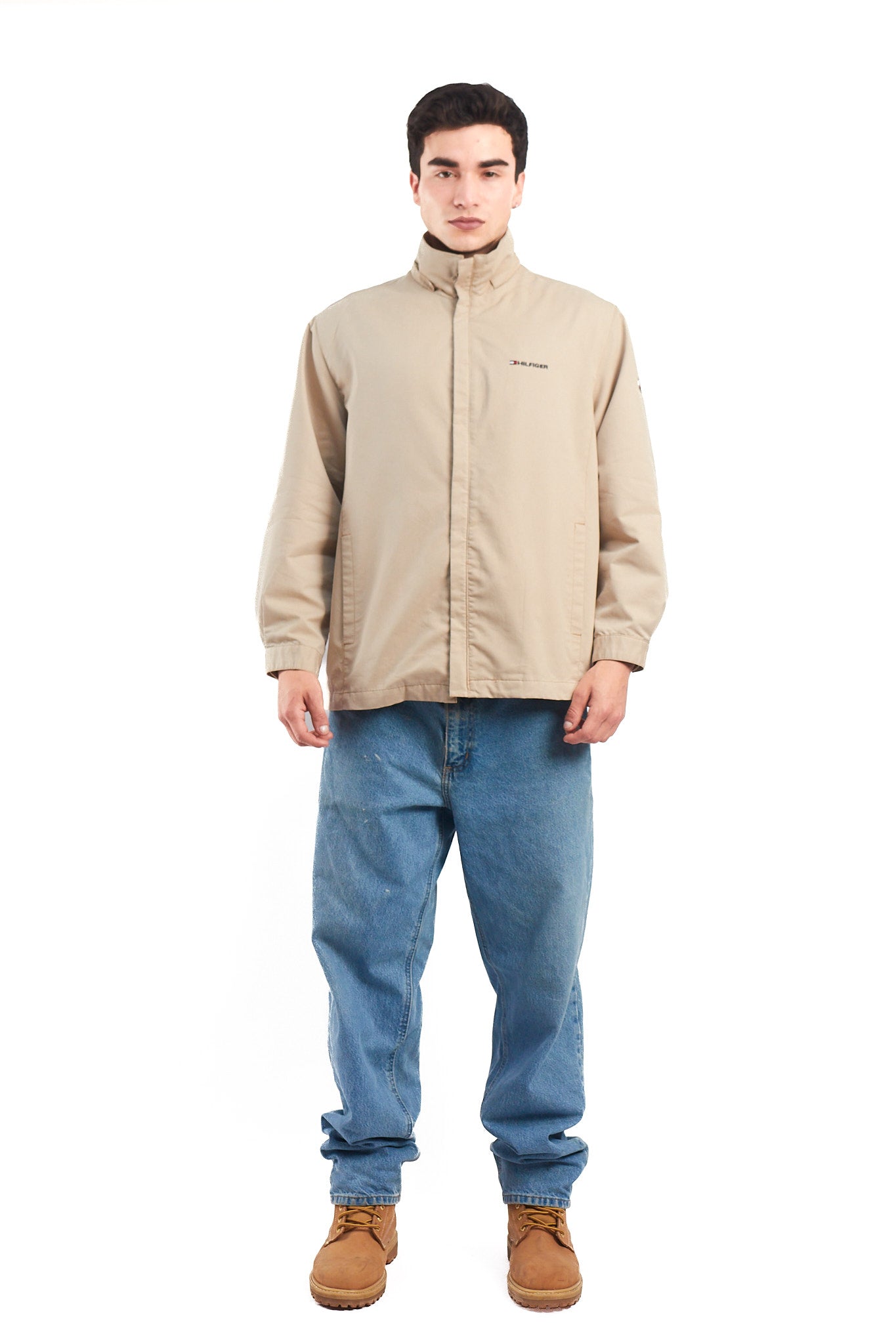 2000 Tommy Hilfiger Beige Harrington Jacket (M/L)