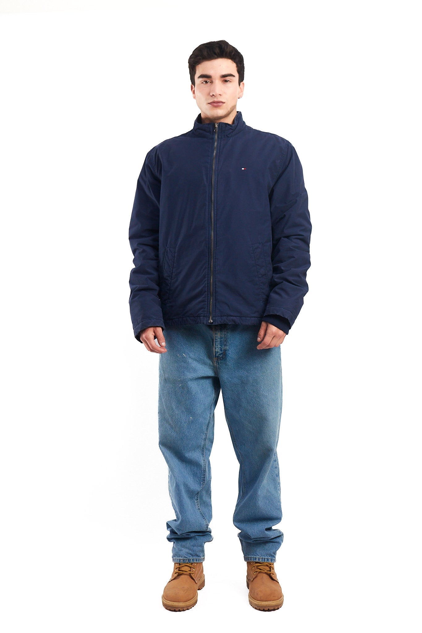 2015 Tommy Hilfiger Navy Padded Harrington Jacket (L/XL)