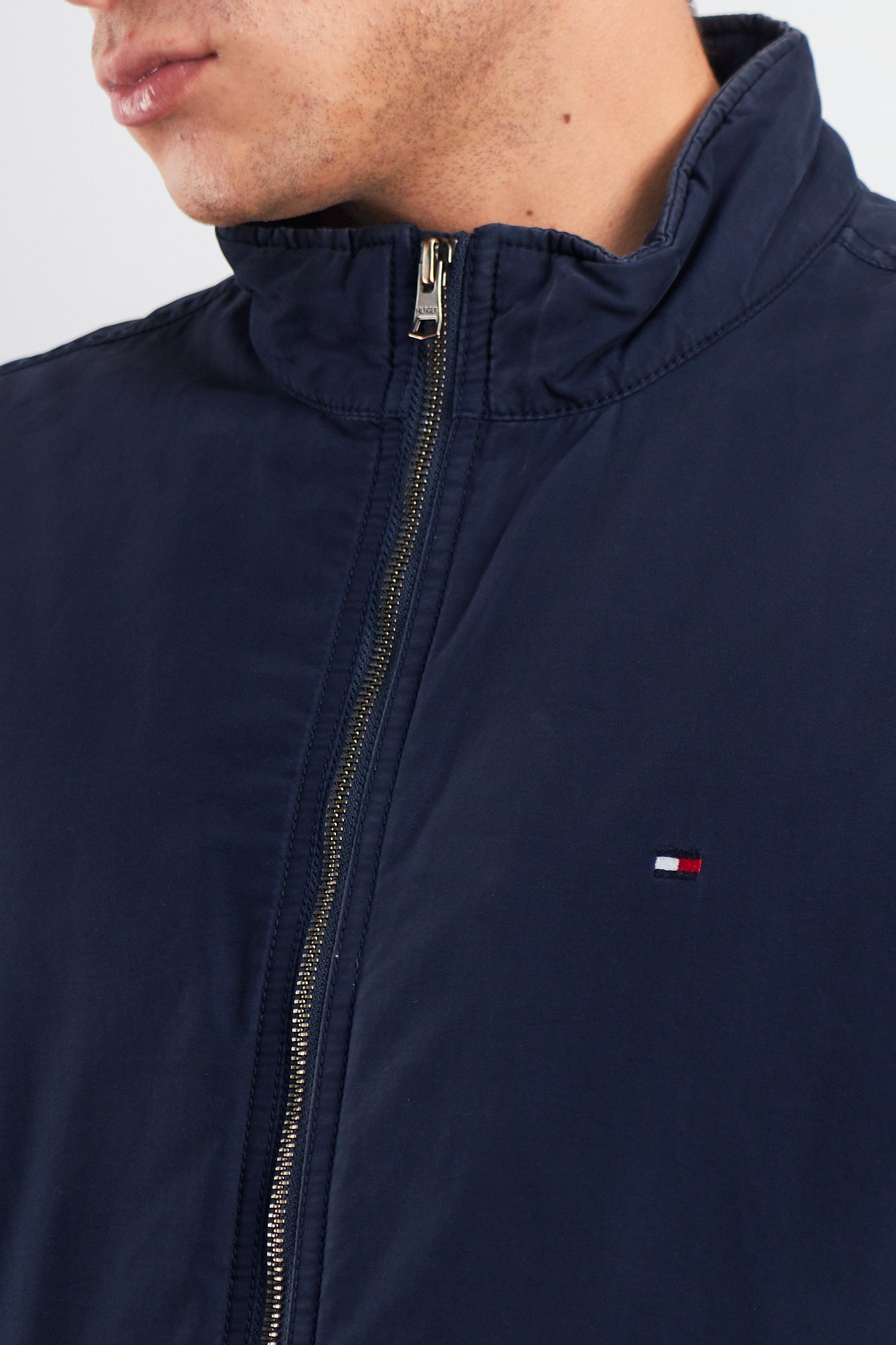 2015 Tommy Hilfiger Navy Padded Harrington Jacket (L/XL)