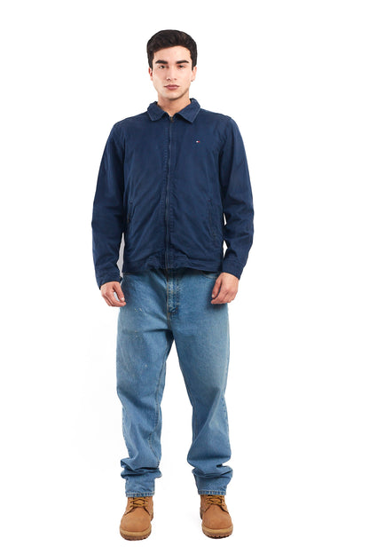 2000 Tommy Hilfiger Navy Harrington Jacket (M)