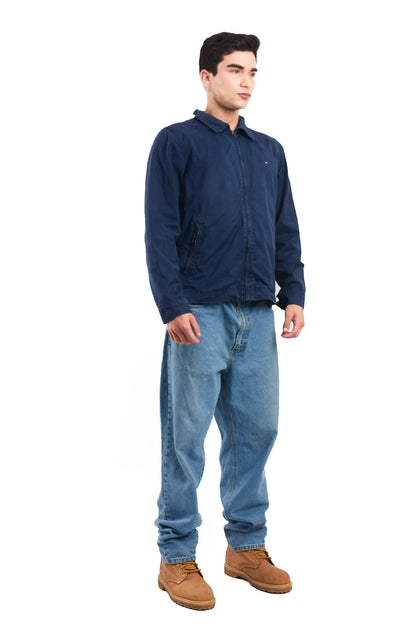 2000 Tommy Hilfiger Navy Harrington Jacket (M)