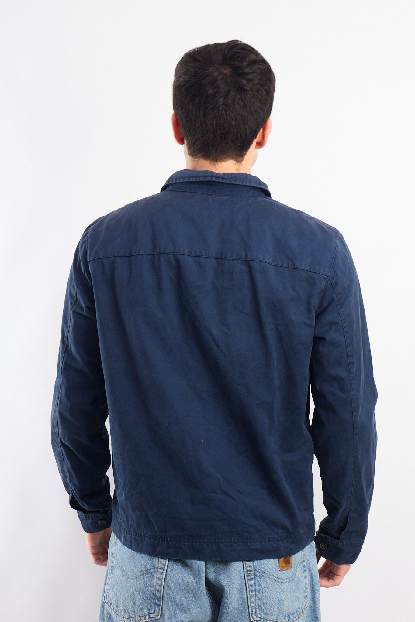 2000 Tommy Hilfiger Navy Harrington Jacket (M)