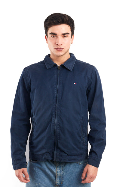 2000 Tommy Hilfiger Navy Harrington Jacket (M)