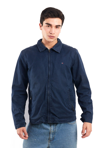 2000 Tommy Hilfiger Navy Harrington Jacket (M)
