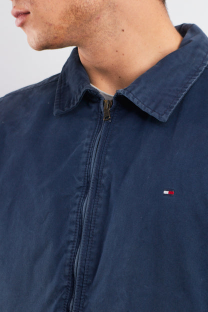 2000 Tommy Hilfiger Navy Harrington Jacket (M)