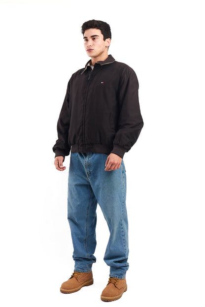 2000 Tommy Hilfiger Black Harrington Jacket (M/L)