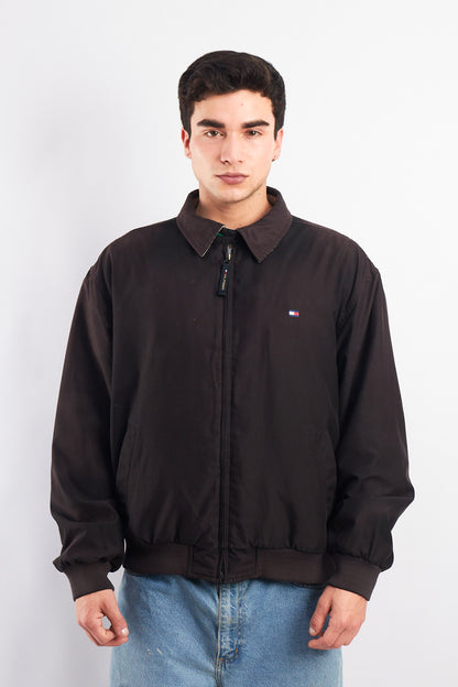 2000 Tommy Hilfiger Black Harrington Jacket (M/L)