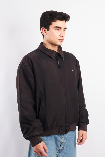 2000 Tommy Hilfiger Black Harrington Jacket (M/L)