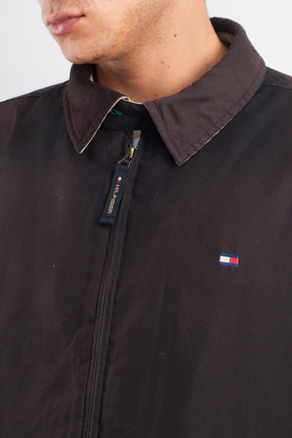 2000 Tommy Hilfiger Black Harrington Jacket (M/L)