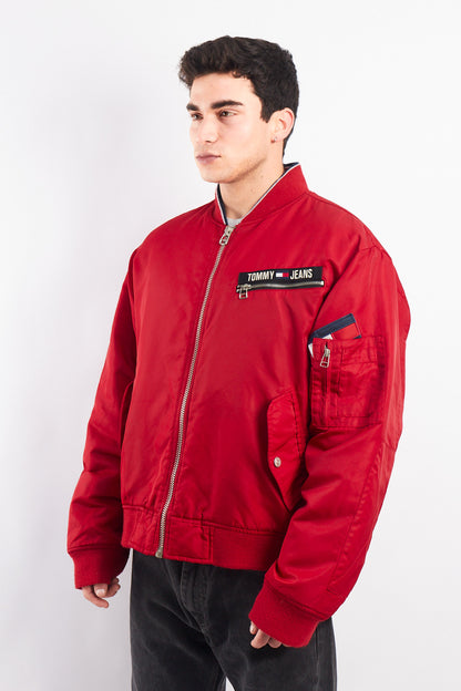 2002 Vintage Tommy Hilfiger MA-1 Flight Bomber Jacket (L)