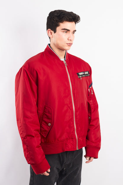 2002 Vintage Tommy Hilfiger MA-1 Flight Bomber Jacket (L)