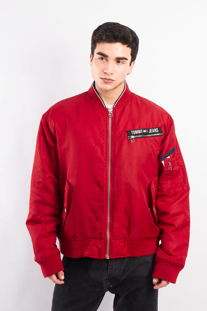 2002 Vintage Tommy Hilfiger MA-1 Flight Bomber Jacket (L)