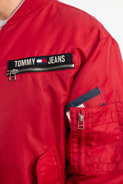 2002 Vintage Tommy Hilfiger MA-1 Flight Bomber Jacket (L)