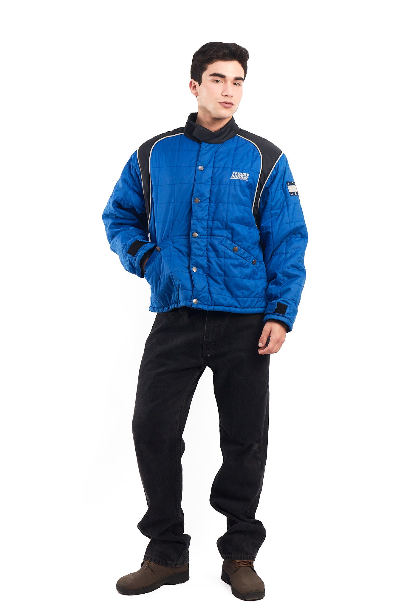 1990 Vintage Tommy Hilfiger Jeans Puffer Jacket (M)