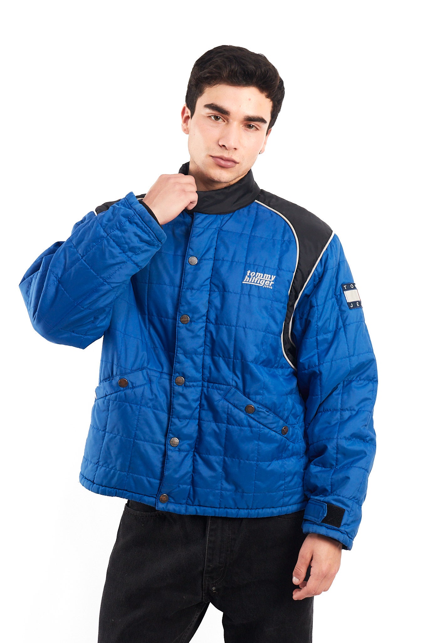 1990 Vintage Tommy Hilfiger Jeans Puffer Jacket (M)