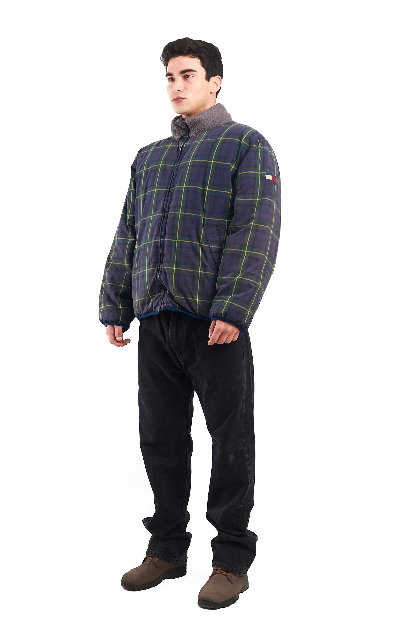 1990 Vintage Tommy Hilfiger Reversible Down Puffer Jacket (M/L)