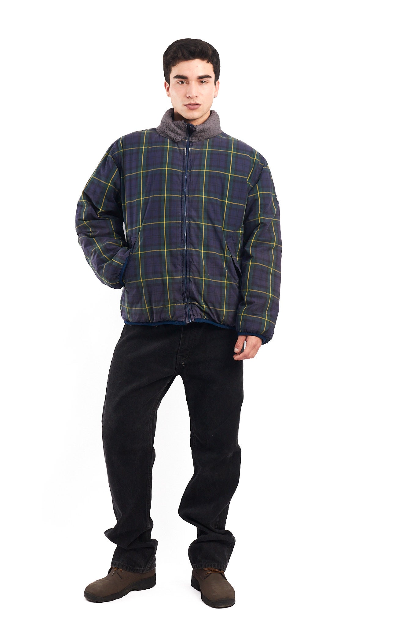 1990 Vintage Tommy Hilfiger Reversible Down Puffer Jacket (M/L)