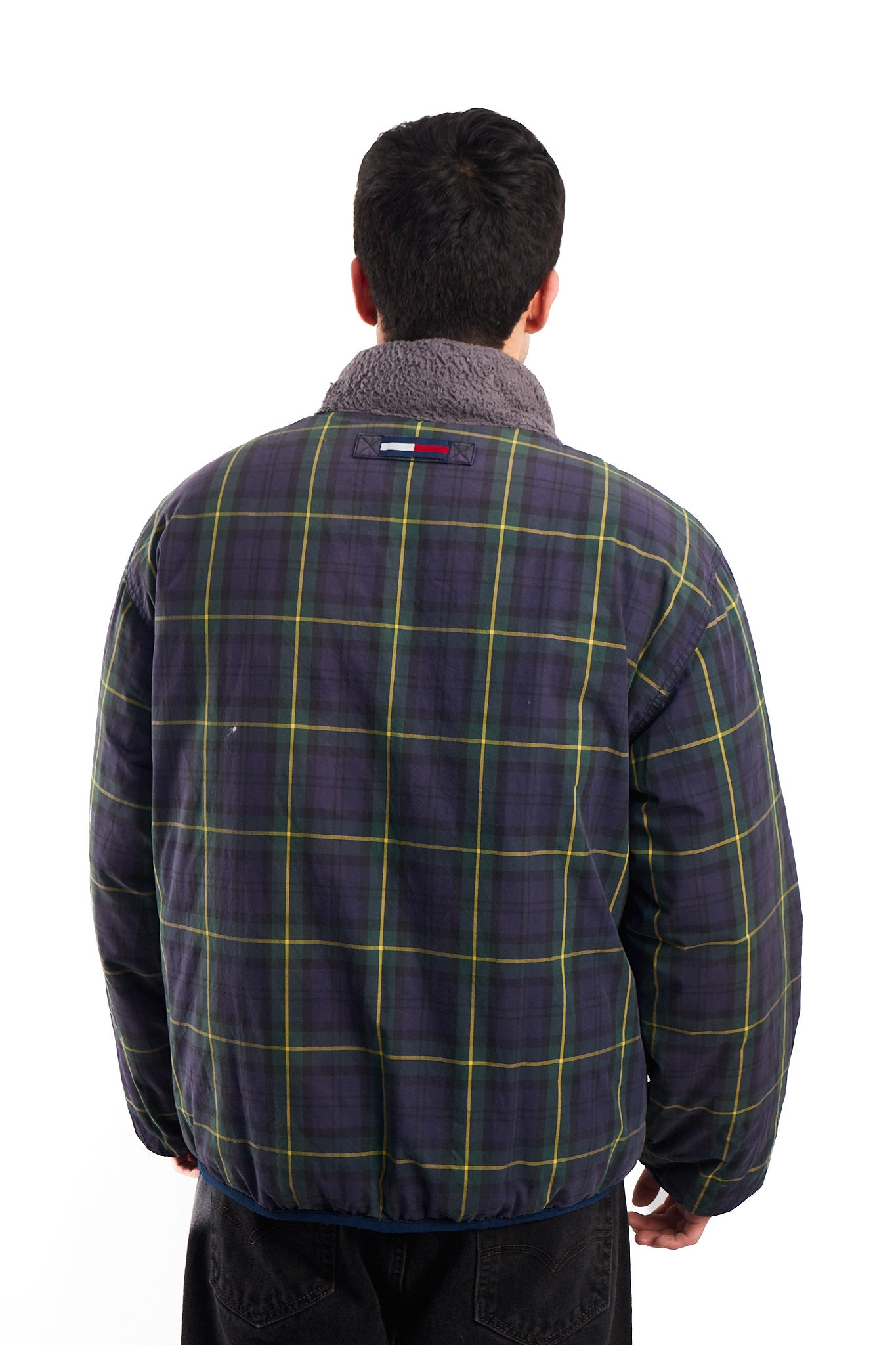 1990 Vintage Tommy Hilfiger Reversible Down Puffer Jacket (M/L)