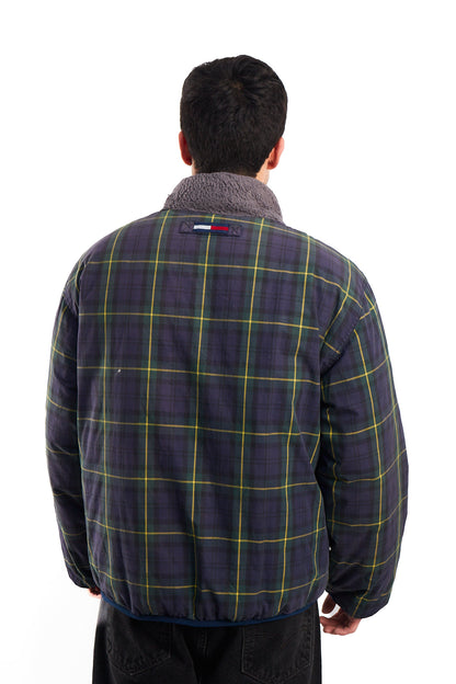 1990 Vintage Tommy Hilfiger Reversible Down Puffer Jacket (M/L)