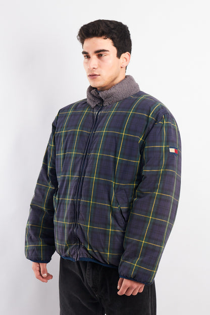 1990 Vintage Tommy Hilfiger Reversible Down Puffer Jacket (M/L)