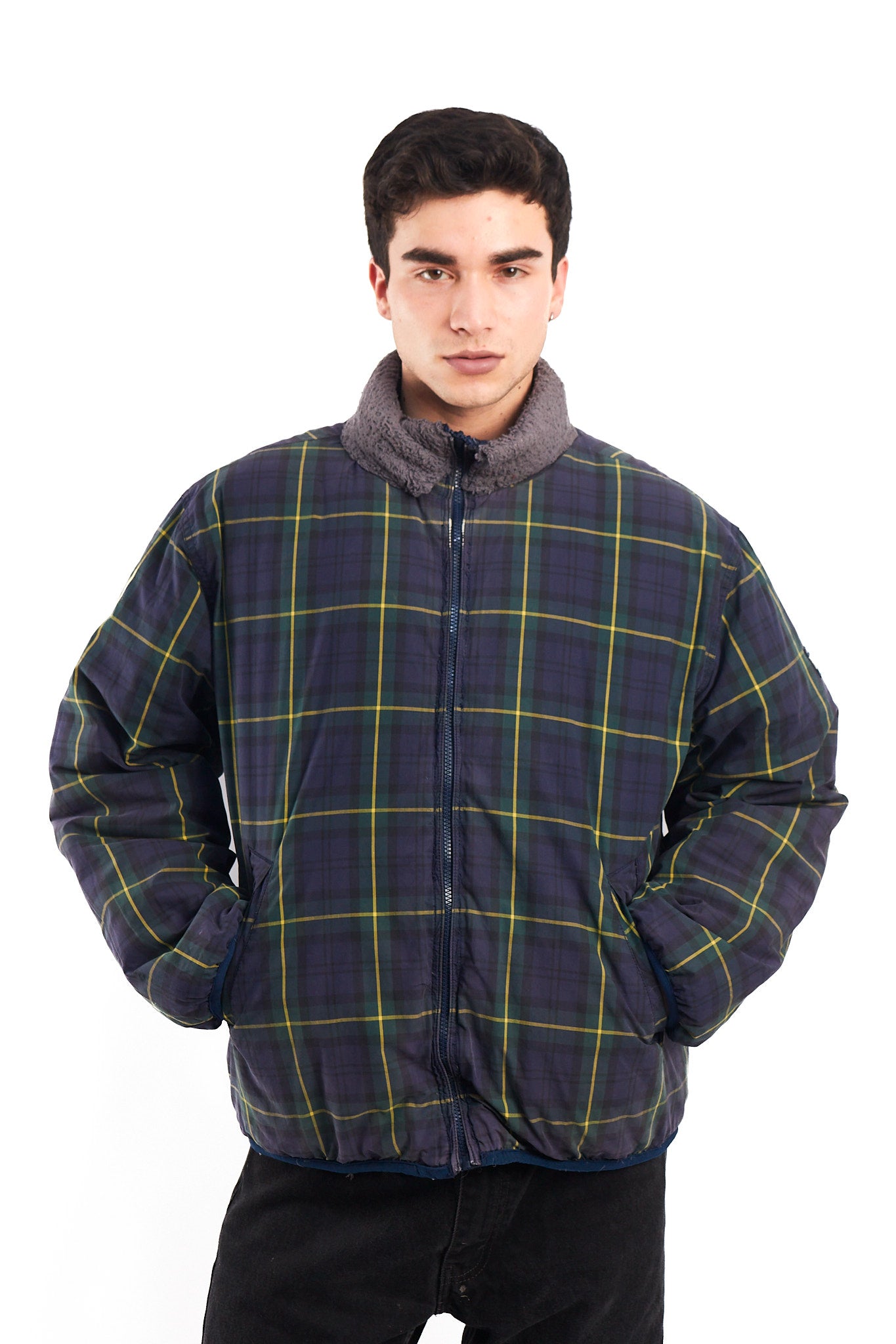 1990 Vintage Tommy Hilfiger Reversible Down Puffer Jacket (M/L)