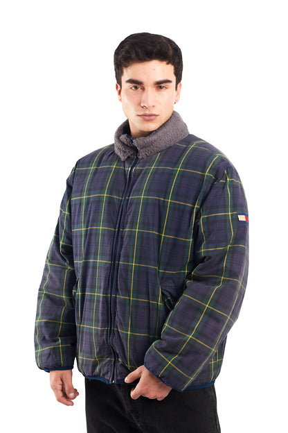 1990 Vintage Tommy Hilfiger Reversible Down Puffer Jacket (M/L)