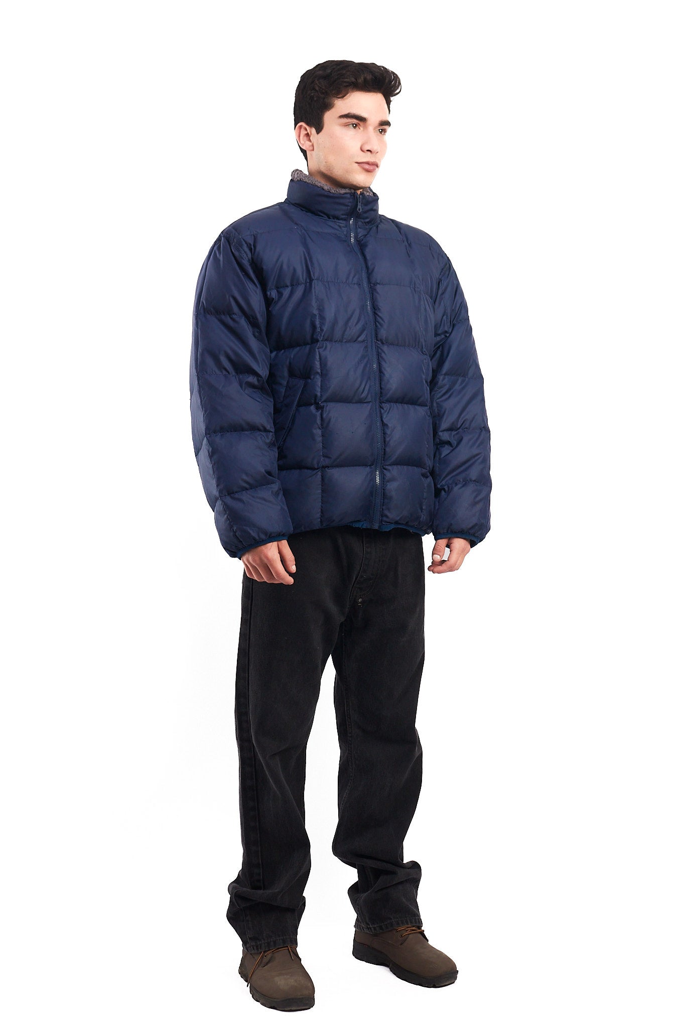 1990 Vintage Tommy Hilfiger Reversible Down Puffer Jacket (M/L)