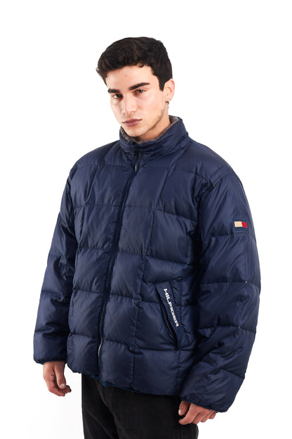 1990 Vintage Tommy Hilfiger Reversible Down Puffer Jacket (M/L)