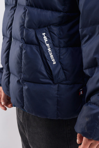 1990 Vintage Tommy Hilfiger Reversible Down Puffer Jacket (M/L)