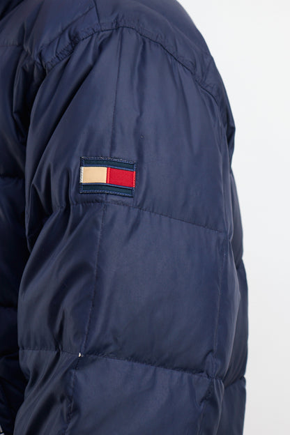 1990 Vintage Tommy Hilfiger Reversible Down Puffer Jacket (M/L)