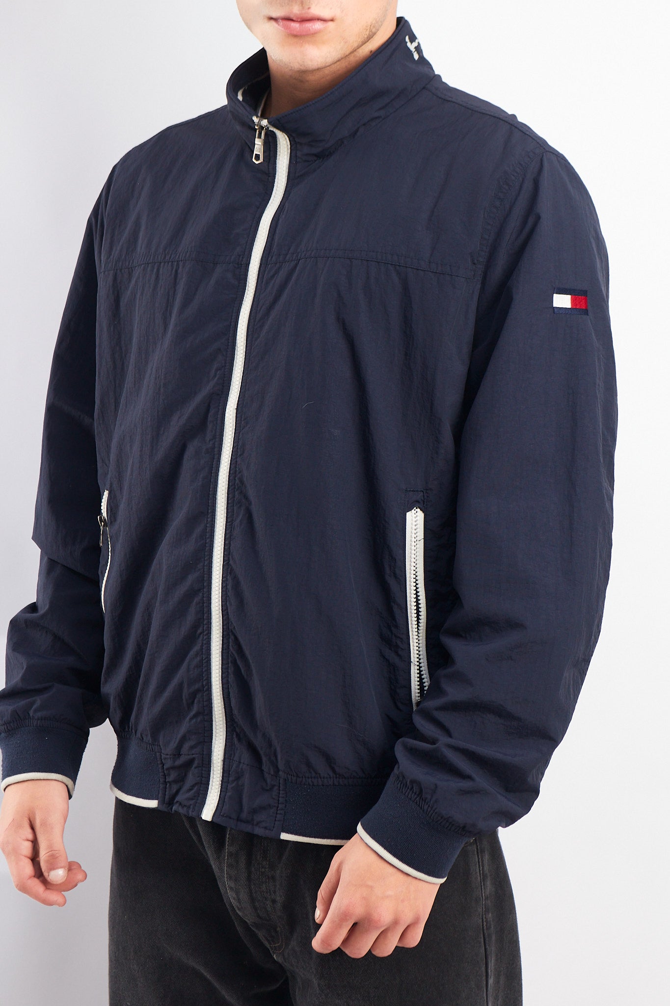 2000 Tommy Hilfiger Impermeable Bomber Jacket (M/L)