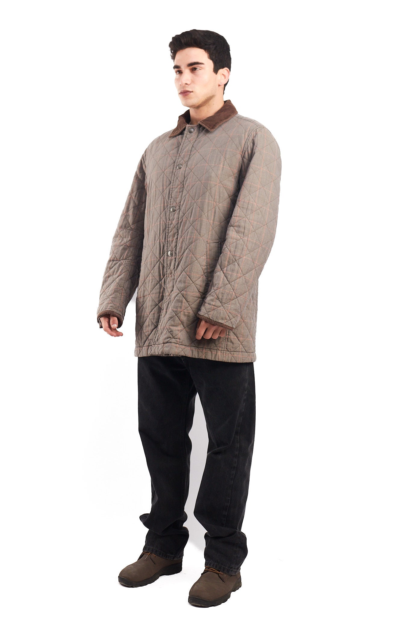 2000 Tommy Hilfiger Corduroy Collar Coat (L/XL)