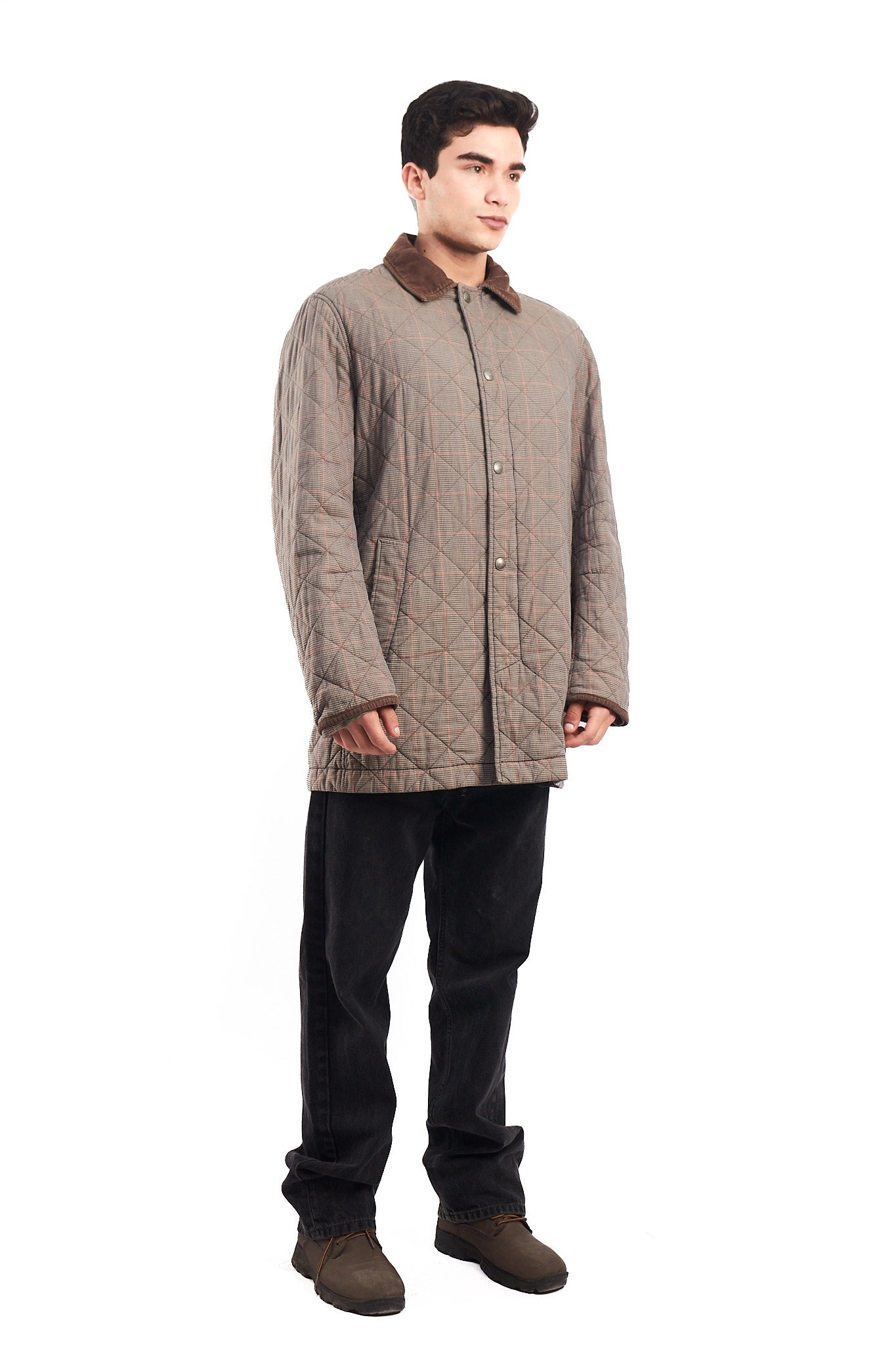 2000 Tommy Hilfiger Corduroy Collar Coat (L/XL)