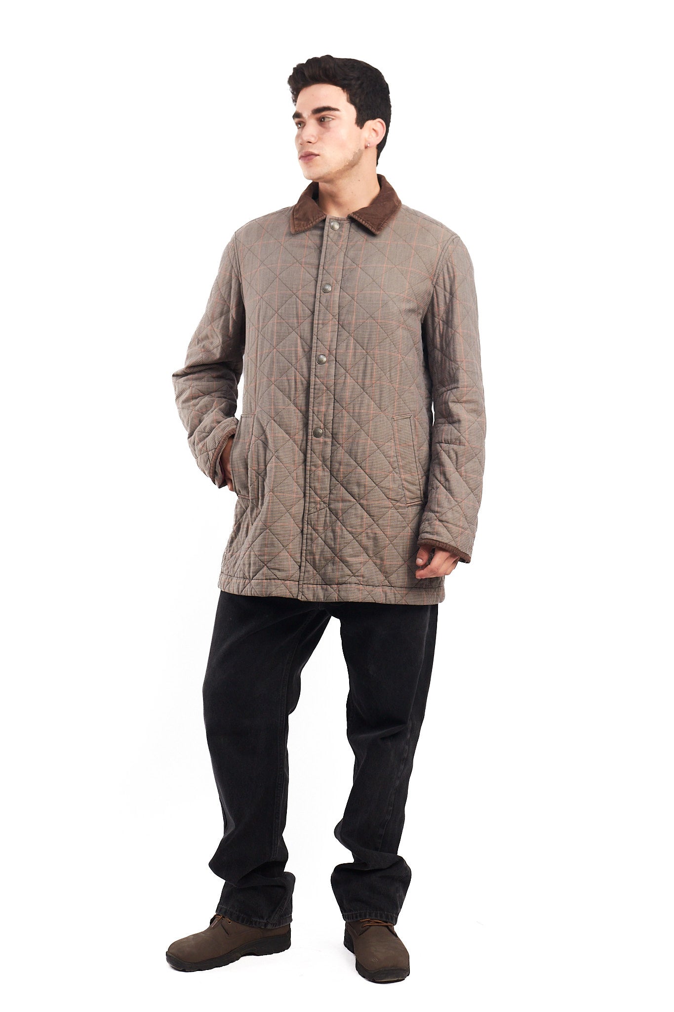 2000 Tommy Hilfiger Corduroy Collar Coat (L/XL)