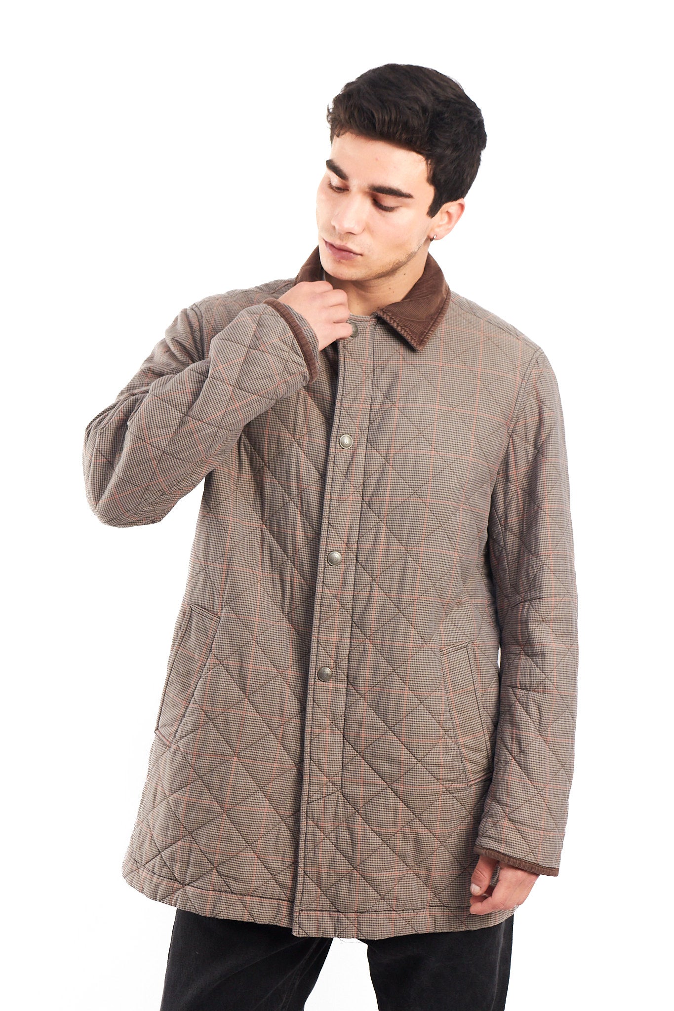 2000 Tommy Hilfiger Corduroy Collar Coat (L/XL)