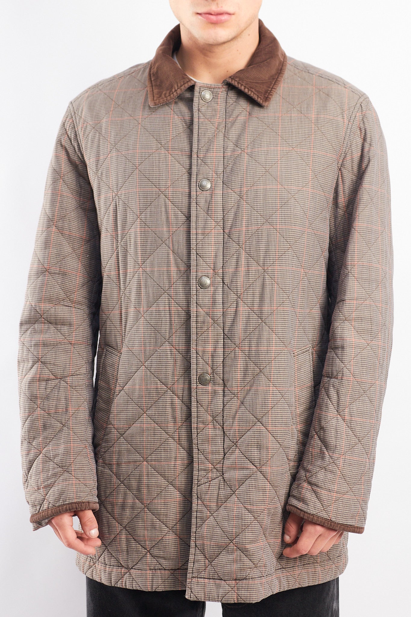 2000 Tommy Hilfiger Corduroy Collar Coat (L/XL)