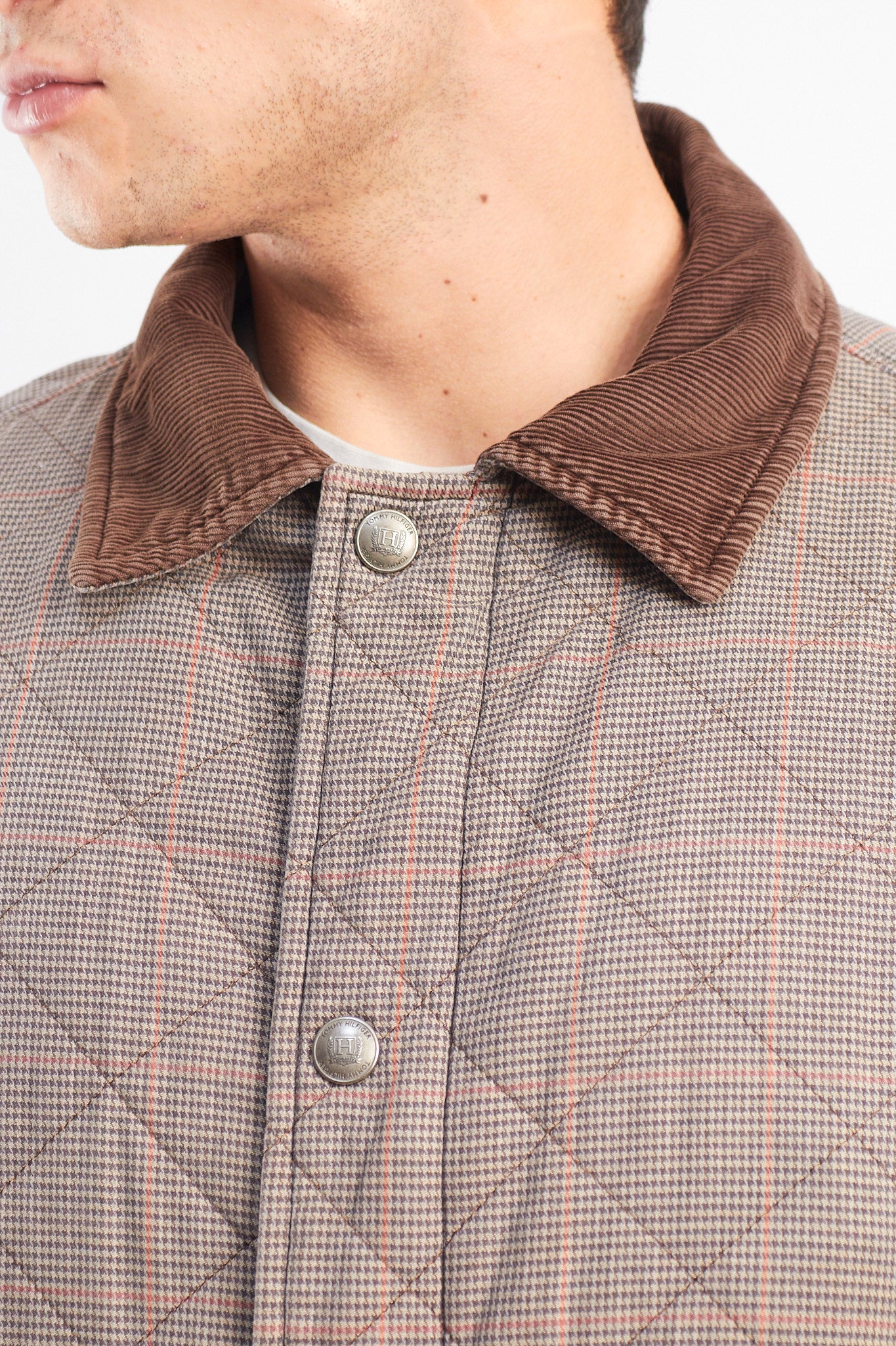 2000 Tommy Hilfiger Corduroy Collar Coat (L/XL)