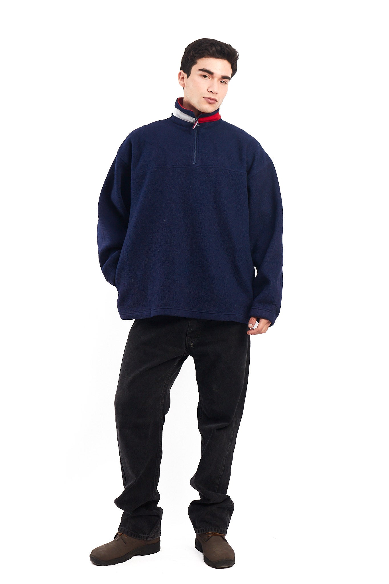 2008 Tommy Hilfiger Cotton Flag Quarter Zip (L/XL)