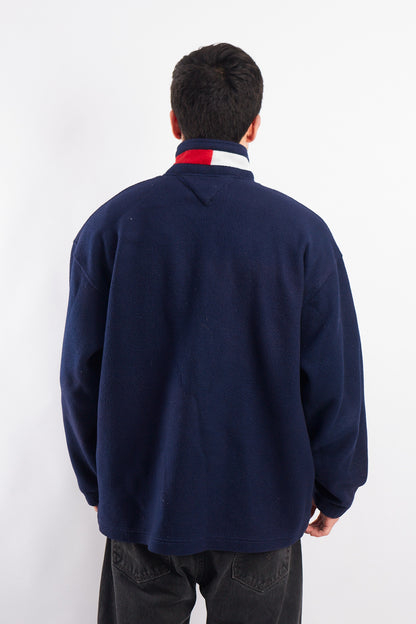 2008 Tommy Hilfiger Cotton Flag Quarter Zip (L/XL)