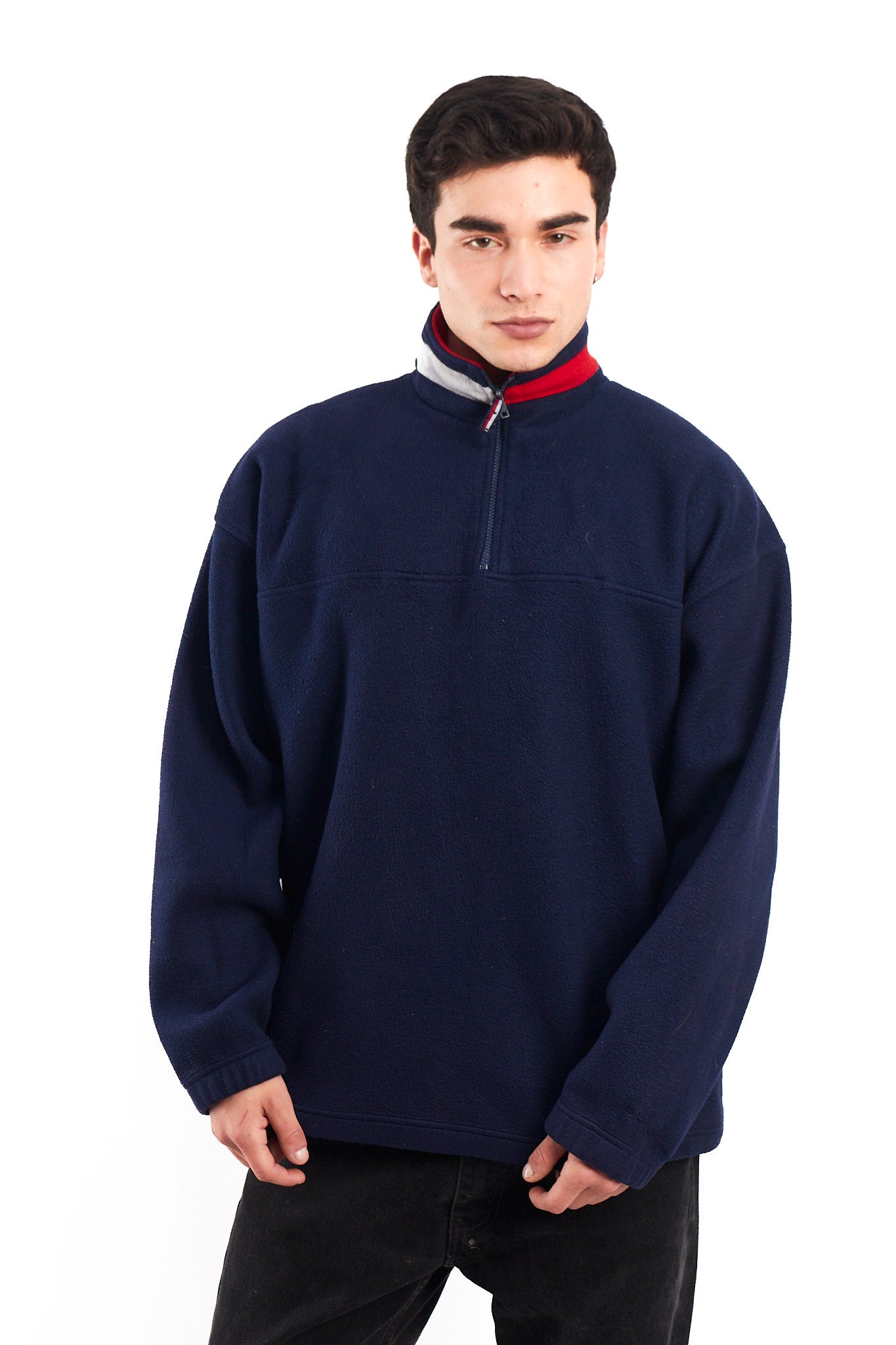 2008 Tommy Hilfiger Cotton Flag Quarter Zip (L/XL)