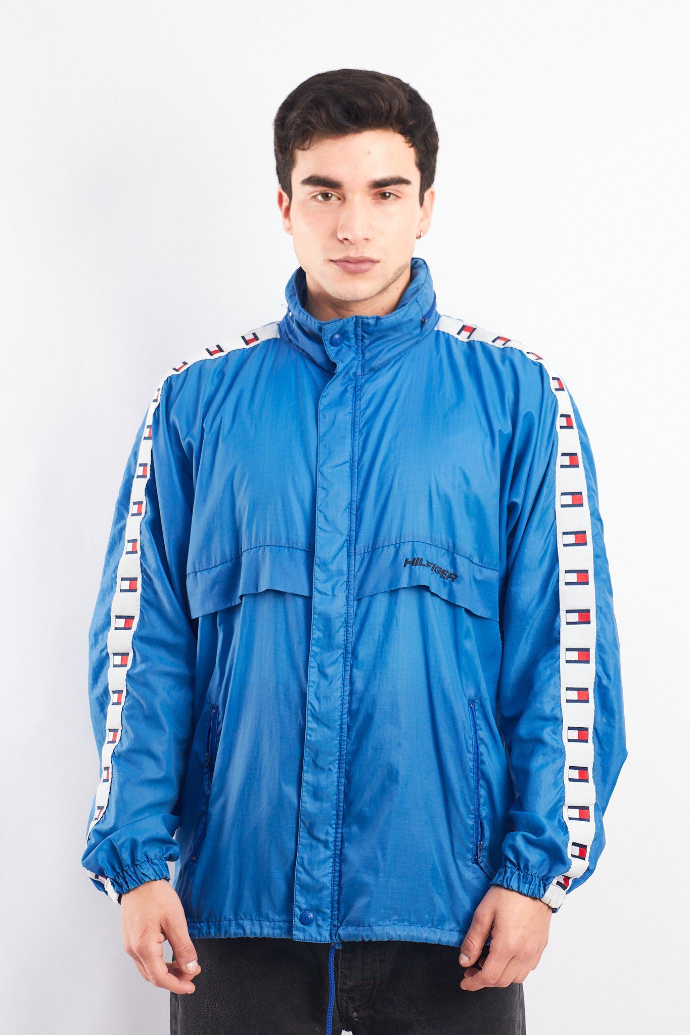 1990 Tommy Hilfiger Full Flag Track Jacket (M/L)