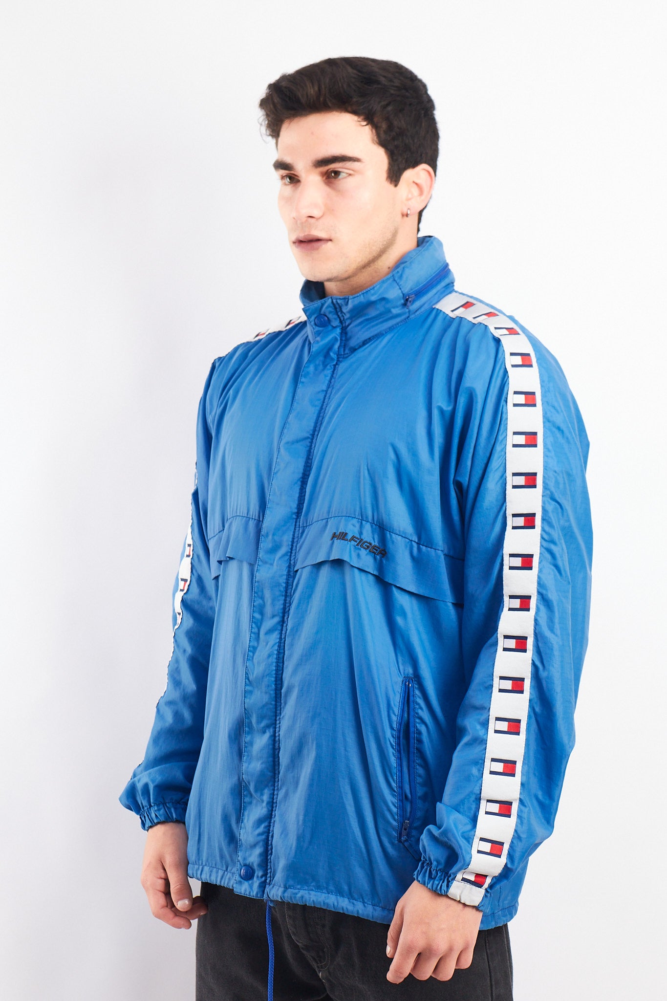 1990 Tommy Hilfiger Full Flag Track Jacket (M/L)