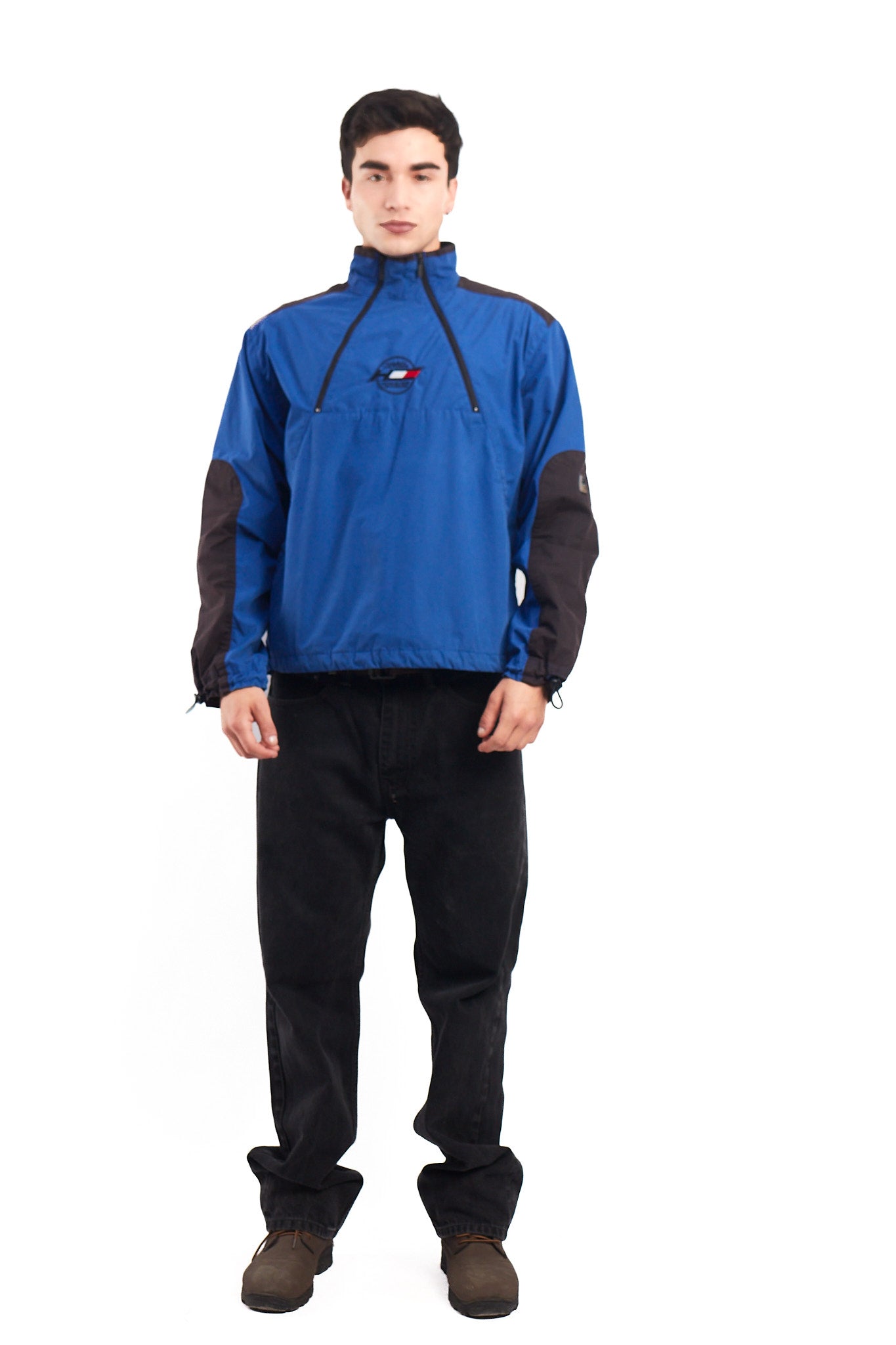 2000 Hilfiger Athletics Y2K Colorblock Quarter Zip (M/L)