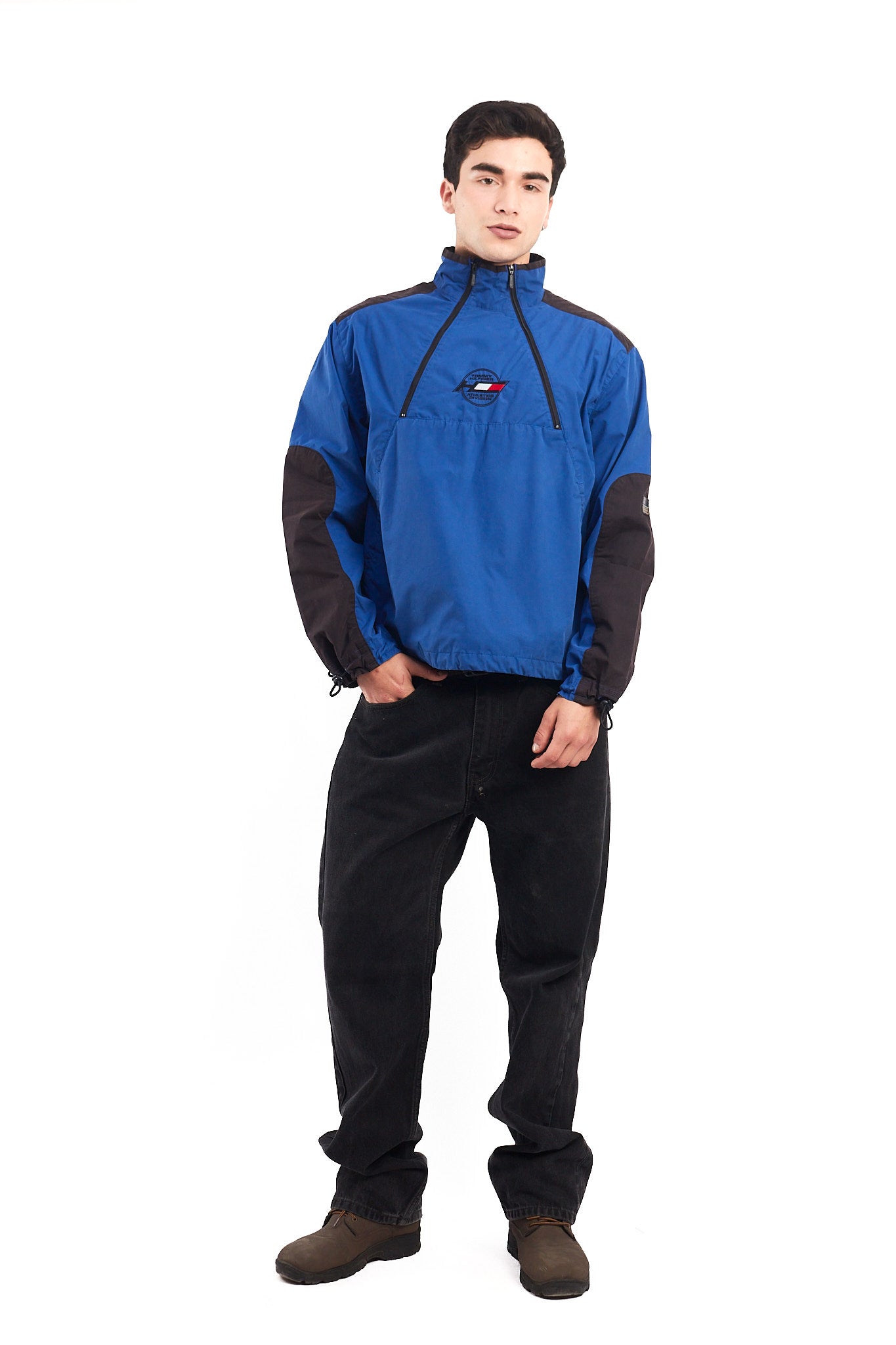 2000 Hilfiger Athletics Y2K Colorblock Quarter Zip (M/L)