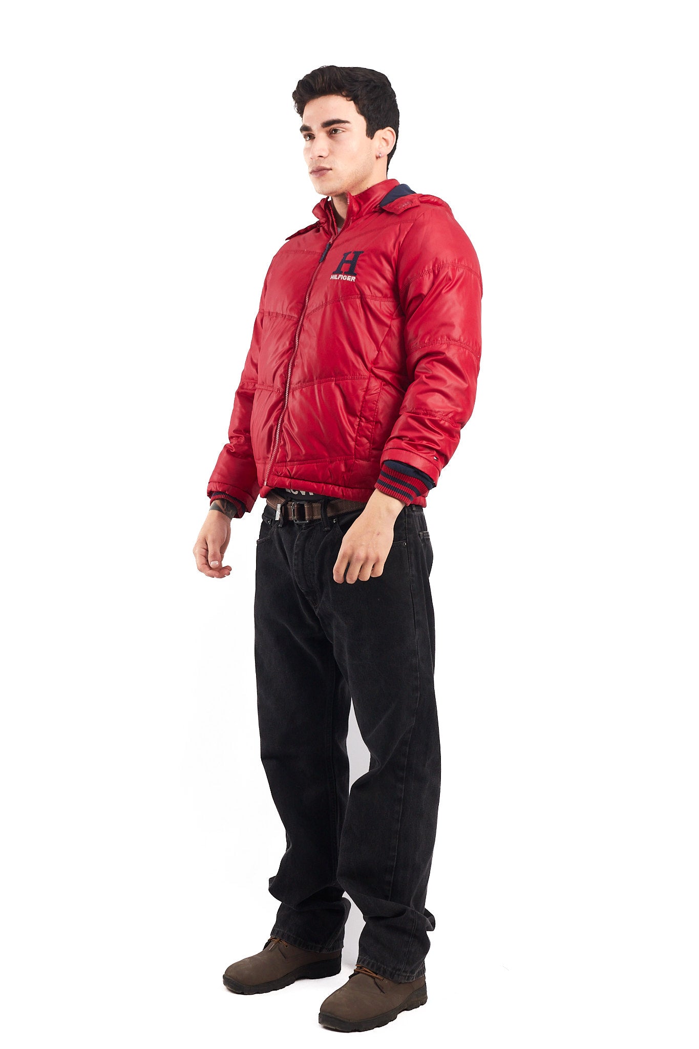 2000 Tommy Hilfiger Colorblock Down Puffer Jacket (S)